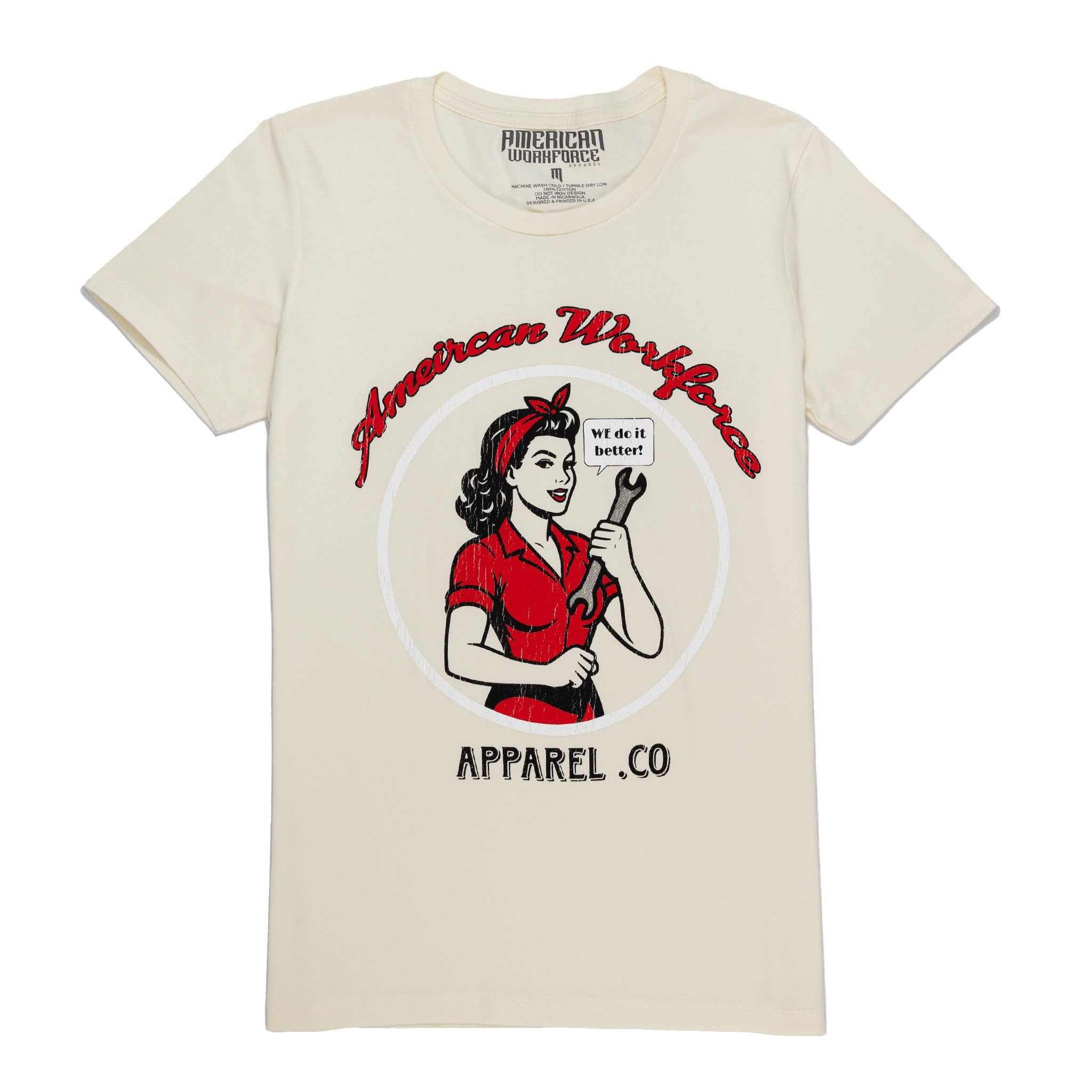 Women's Lady In Red T - Shirt